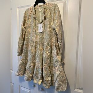 New with Tags Roller Rabbit Gold Amanda Janni Dress